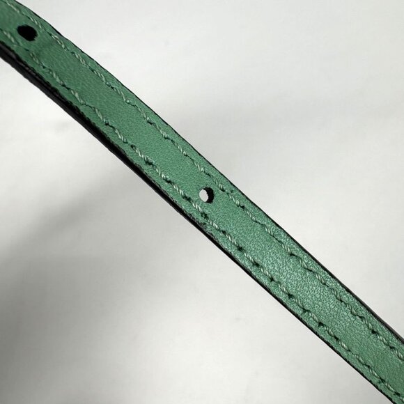 Fendi Micro Baguette Monster Star Bugs Shoulder Bag Leather Light Green - Picture 7 of 9